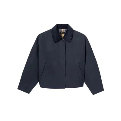 Apc A.p.c. Long-sleeved Jacket In Blue