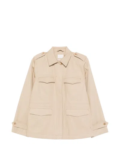 A.p.c. Veste Ceintrée In Neutral