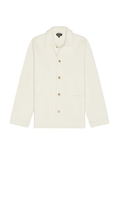 Apc A.p.c. Kerlouan' Beige Jacket With Classic Collar In Neutral