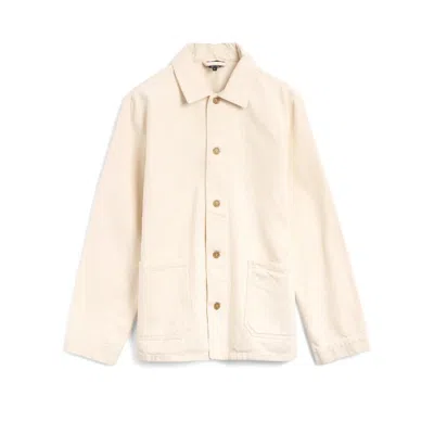 Apc A.p.c. Veste Kerlouan Brodee In Beige