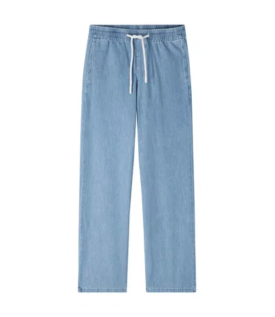 A.p.c. Vincent Pants In Iab - Pale Blue