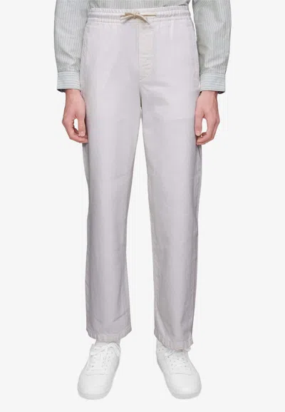 Apc Vincent Straight-leg Pants In White