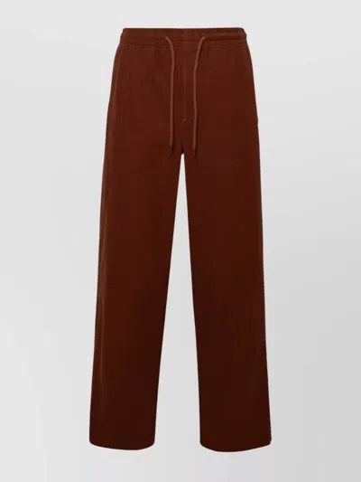 Apc Orange Vincent Trousers In Brown