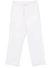 Apc Drawstring Casual Pants In Weiss