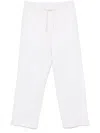 Apc Drawstring Casual Pants In White
