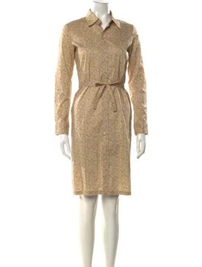 Pre-owned A.p.c. Vintage Knee-length Dress In Neutral