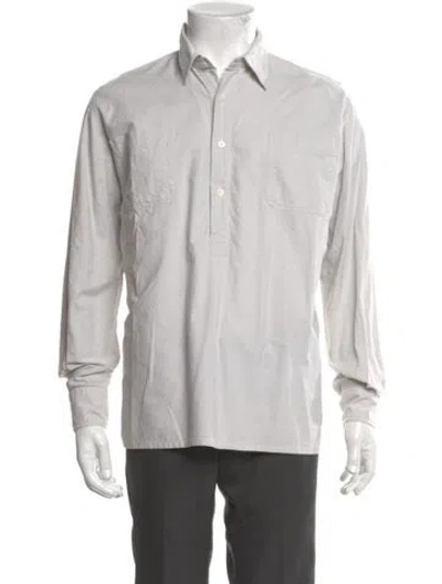 Pre-owned A.p.c. Vintage Long Sleeve Shirt In Neutral