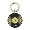 Apc Vinyl-embellishment Keyring In Black