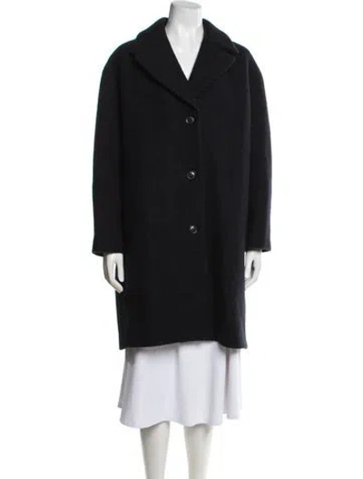 Pre-owned A.p.c. Virgin Wool Coat In Black