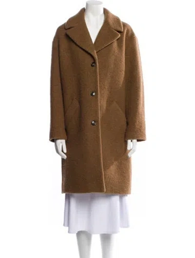 Pre-owned A.p.c. Virgin Wool Coat In Neutral