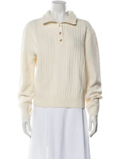 Pre-owned Apc Virgin Wool Crew Neck Sweater W/ Tags In Neutral