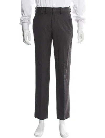Pre-owned Apc Virgin Wool Dress Pants In Gray