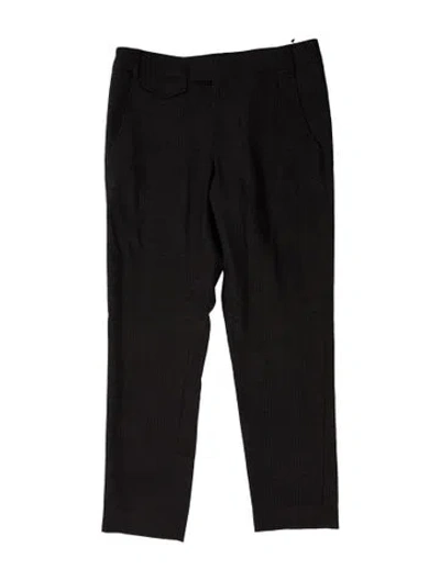 Pre-owned A.p.c. Virgin Wool Dress Pants In Gray