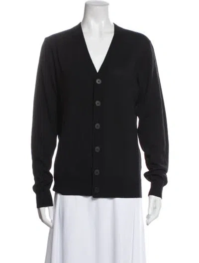 Pre-owned A.p.c. Virgin Wool Jacket In Black