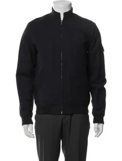 Pre-owned A.p.c. Virgin Wool Jacket In Blue