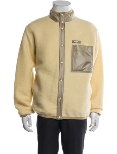 Pre-owned Apc Virgin Wool Jacket In Neutral