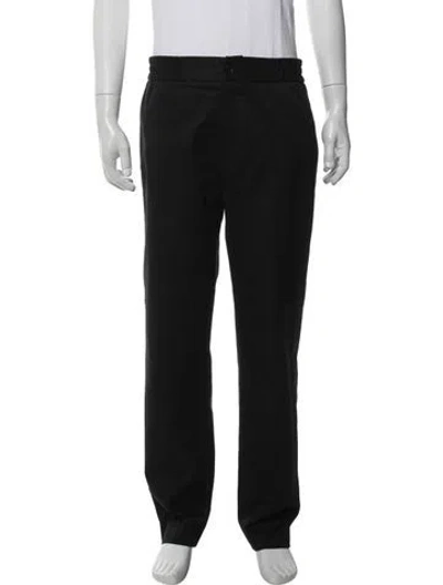 Pre-owned A.p.c. Virgin Wool Pants In Black