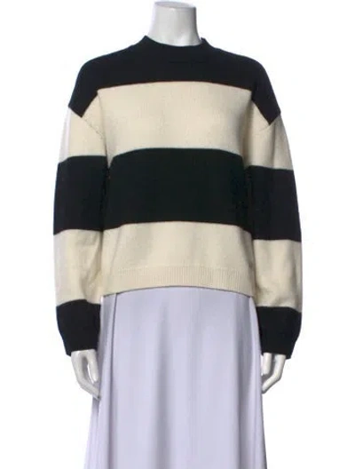 Pre-owned A.p.c. Virgin Wool Striped Sweater In Multicolor