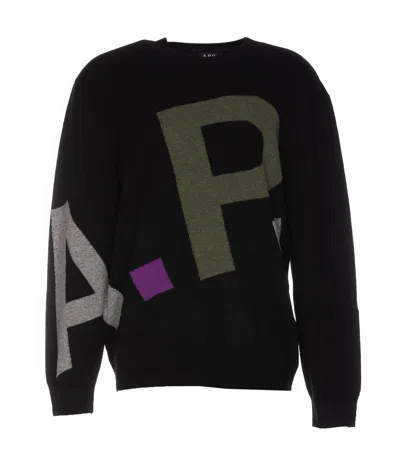 APC LOGO ALL OVER SWEATER