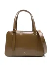 Apc Virgine Box Buckle-detail Tote Bag In Brown