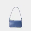 Apc A.p.c. Virginie Shoulder Bag - Leather - Blue In Blue