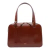 Apc A.p.c. Structured Shoulder Bag With Top Zip Closure