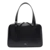 Apc Black Shoulder Bag With Versatile Carrying Options