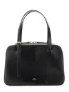 Apc Black Shoulder Bag With Versatile Carrying Options