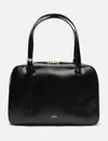 Apc A.p.c. Black Shoulder Bag With Versatile Carrying Options In Black