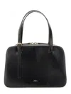 Apc Black Shoulder Bag With Versatile Carrying Options In Black