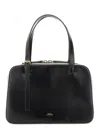 Apc A.p.c. Black Shoulder Bag With Versatile Carrying Options In Black