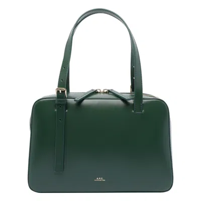 Apc Virginie Box Bag In Green