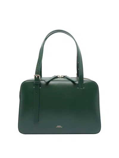 Apc Virginie Box Bag In Green