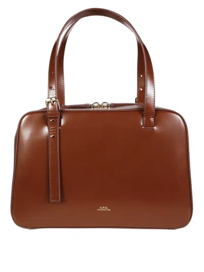 Apc Virginie Box Bag In Red