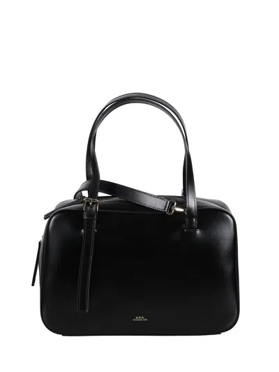 Apc A.p.c. Virginie Box Handbag - 28 X 18 X 10 Cm In Black