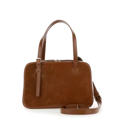 Apc A.p.c. Virginie Brown Shoulder Bag