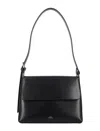 Apc A.p.c. Flap Closure Shoulder Bag With Smooth Leather Finish