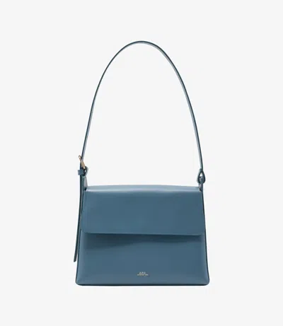 Apc Virginie Flap Bag One Size Ibb In Blue