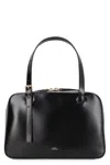 Apc A.p.c. Black Shoulder Bag With Versatile Carrying Options In Black