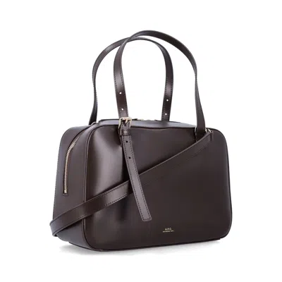 Apc A.p.c. Virginie Leather Box Bag