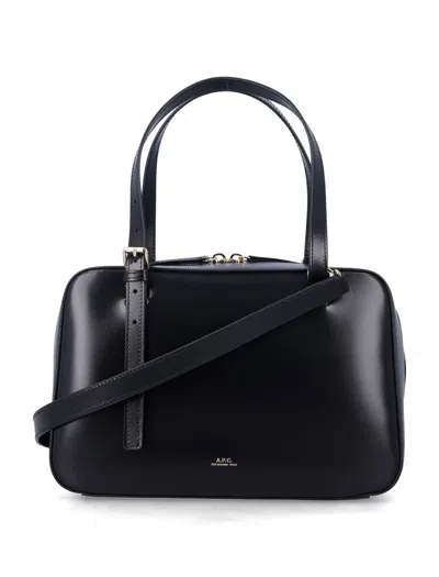 APC A.P.C. VIRGINIE LEATHER BOX BAG