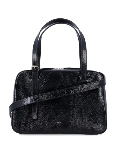 APC A.P.C. VIRGINIE PATENT LEATHER BAG