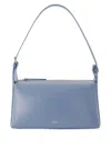 Apc A.p.c. Virginie Shoulder Bag - Leather - Blue