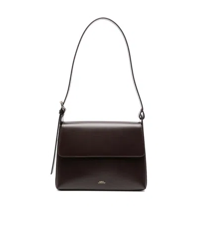 Apc Virginie Shoulder Bag In Black