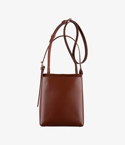 Apc Virginie Small Bag One Size Hazelnut In Brown