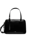 Apc A.p.c. Black Shoulder Bag With Versatile Carrying Options In Black