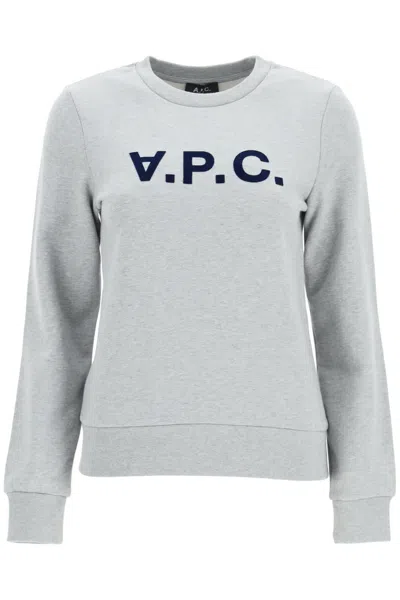 Apc Viva Sweatshirt In Grey