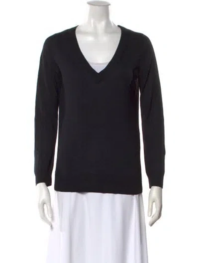 Pre-owned Apc V-neck Sweater In Black