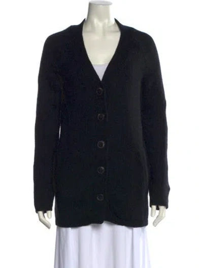 Pre-owned Apc V-neck Sweater In Blue