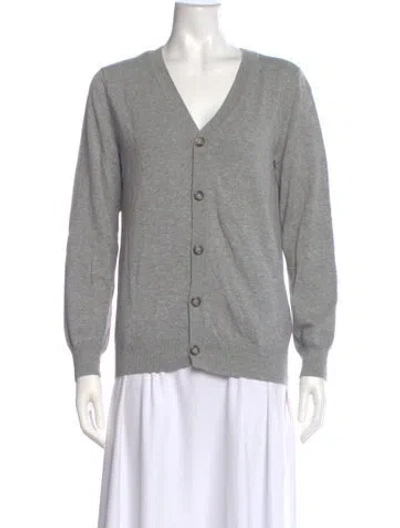 Pre-owned Apc V-neck Sweater In Gray